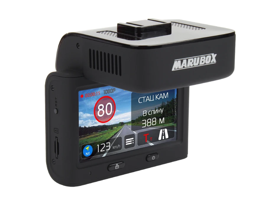 Marubox M700 Car Radar Detector with Signature Touch DVR GPS for Russia 3 in 1 Car Anti Radars Police Speed Auto HD2304*1296P