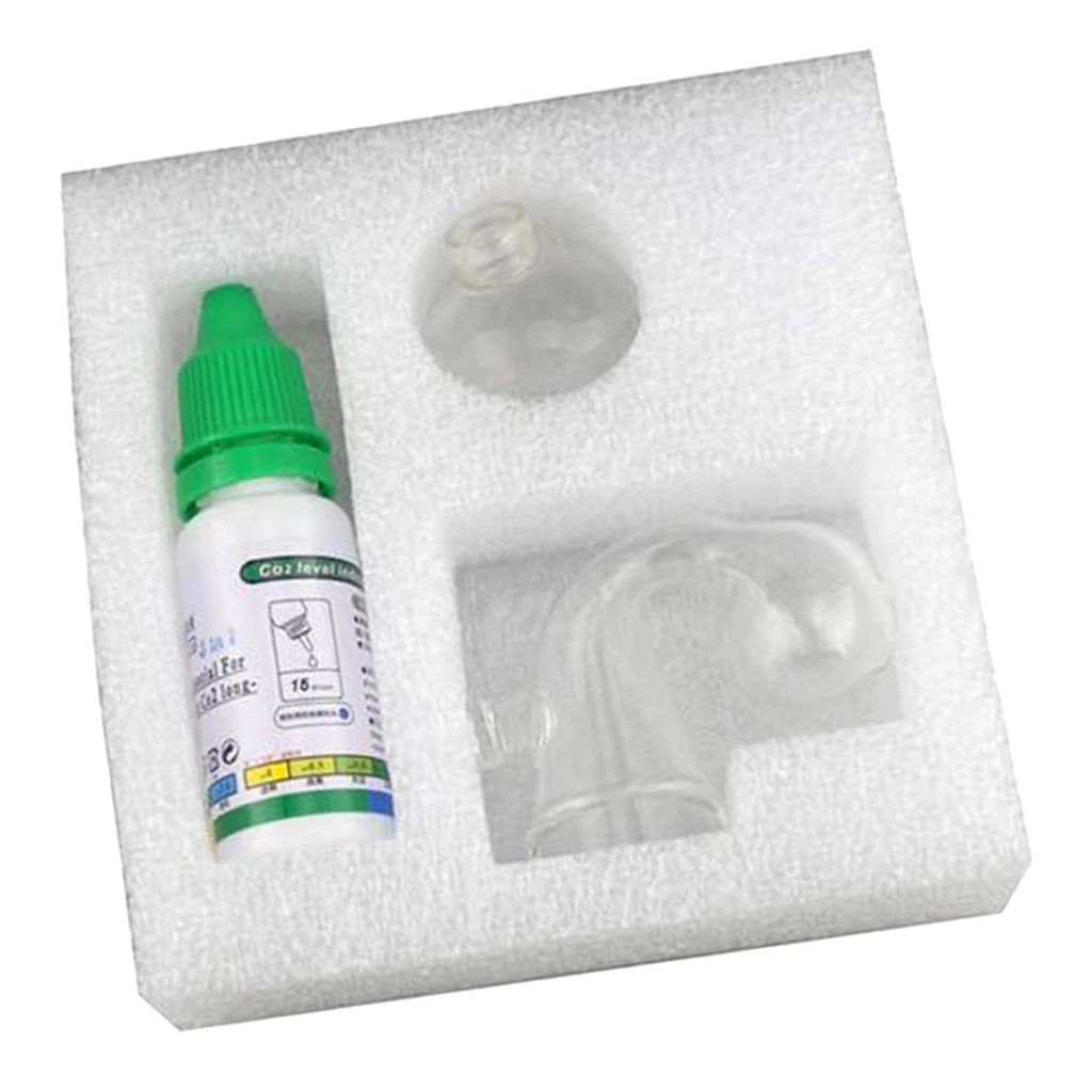 CO2 Monitors Dosing In Aquariums Fish Tanks Checker W/ 15ml Monitor Fluid