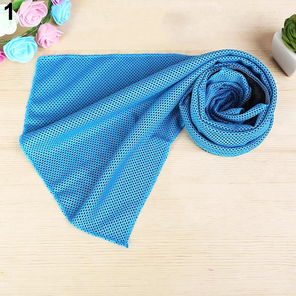 1PC Sports Cooling Towel Cozy Ice Cold Enduring Running Jogging Swimming Travel