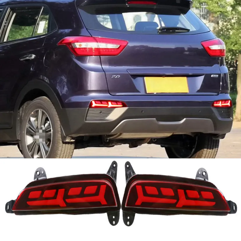 

2 шт., Светодиодный отражатель для Hyundai Creta IX25 2014 2015 2016