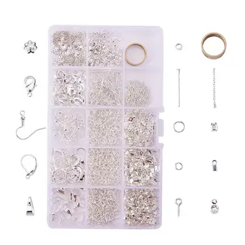 

1642Pcs Jewelry Making Findings Kits Metal Jewelry Supplies for Bracelet Earring