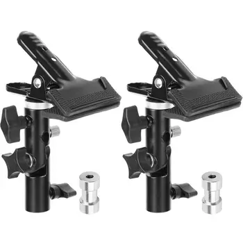 

Reflector Stand Holder Light Stand Bracket Mount Umbrella Bracket Photography Studio Heavy Duty Metal Clamp Holder for Reflector