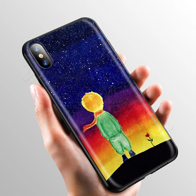 Чехол Webbedepp The Little Prince для Apple iPhone 11 Pro XS Max XR X 8 7 6 6S Plus 5 5S SE - Цвет: 6