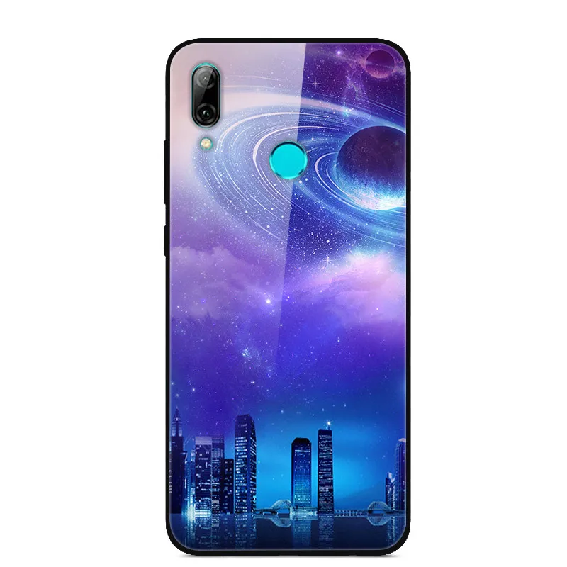 1 Для huawei P Smart чехол Модный чехол с узором из закаленного стекла чехол для huawei P Smart чехол-Бампер для huawei P Smart - Цвет: 1