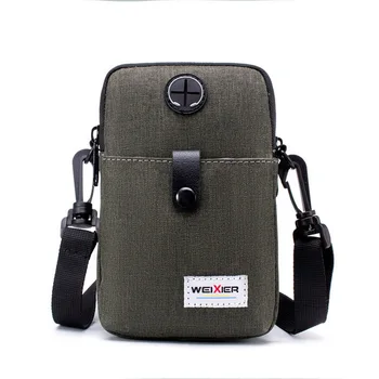 

Men crossbody bag Casual Men Diagonal Mini Shoulder Multi-Function Mobile Phone Bag Outdoor Sports Messenger Shoulder Tote Bag
