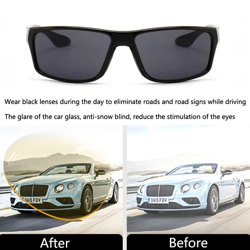 Night Vision Polarized Driving Sunglasses