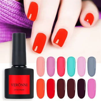 

6pcs Polish Gel Nail Polishes 10ml Bottle Nail Polish Gel Polish 2pcs UV Base+UV Top Coat Nail Polishing Machine Strip