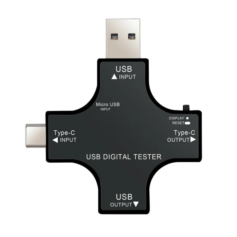 USB C тестеры питания тип-c USB тестер цифровой измеритель напряжения и тока многофункциональный