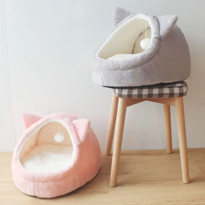 

Autumn And Winter Warm Kennel Cat Nest Small And Medium Sized Dog Bed Dog House Pets Cat Bed Pet Supplies Cat