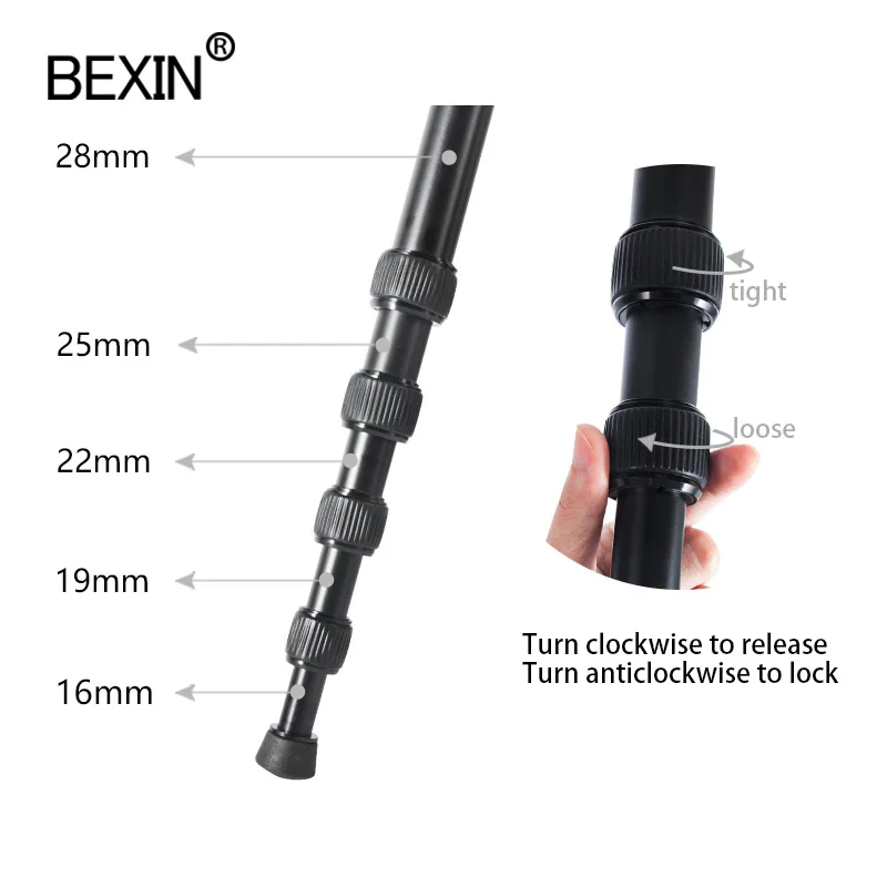 BEXIN Монопод палка штатив монопод легкий переносной для камеры цифровых