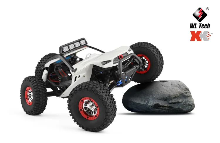 RCtown Wltoys 12429 40 км/ч 4WD 1/12 Электрический альпинистский высокоскоростной внедорожный автомобиль моделирования автомобиль дистанционного управления белый