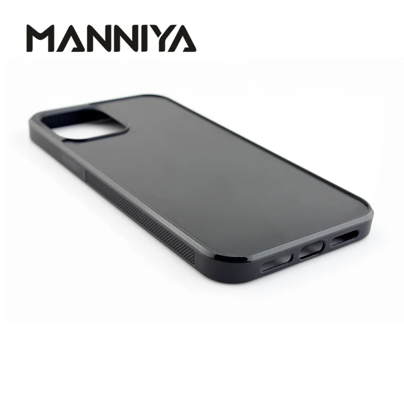 MANNIYA DIY empty groove rubber TPU+PC phone Case