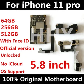 

New Arrival For iPhone 11 Pro 5.8 inch Motherboard Original For iPhone 11 Unlock Mainboard No iCloud Logic Board With/No Face ID
