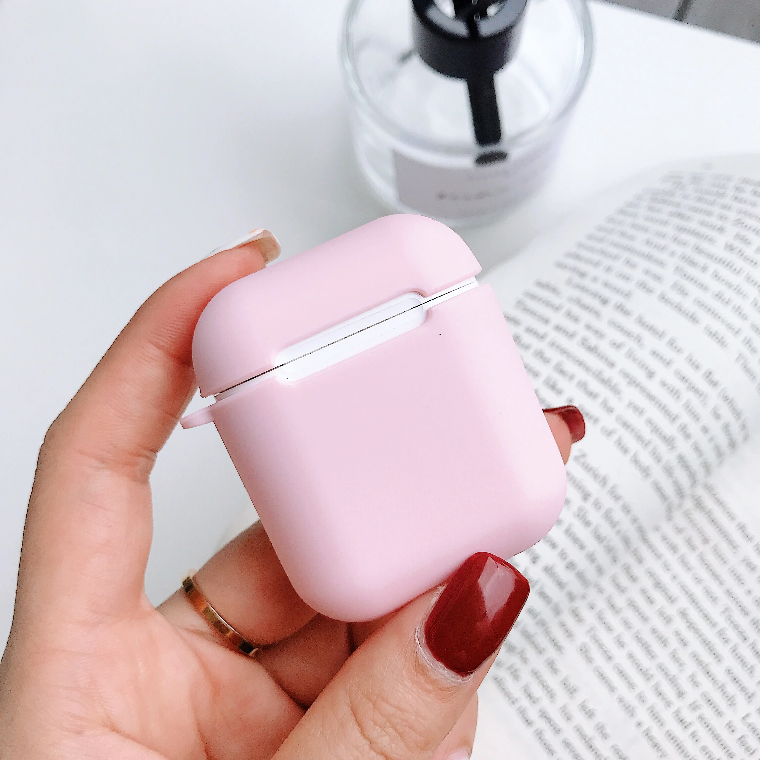 Madevil ТПУ силиконовый Bluetooth беспроводной чехол для наушников AirPods защитный Apple Airpods
