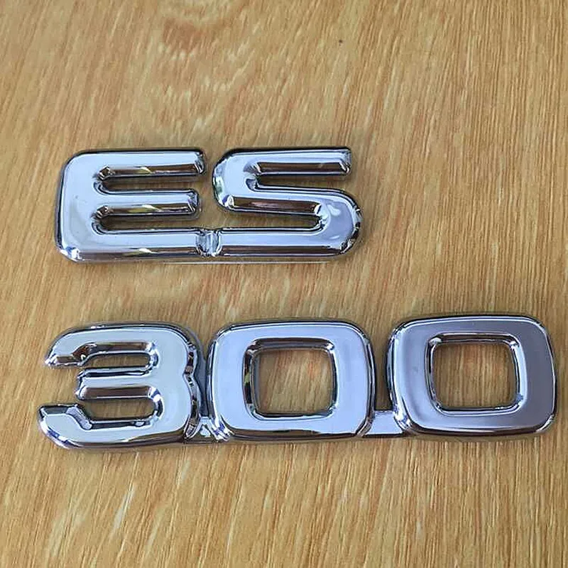 4 шт./компл. хром Серебристая Эмблема для Lexus ES300 Hollow Out L значок передняя решетка Средний багажник логотип для автомобильного стайлинга Стикеры