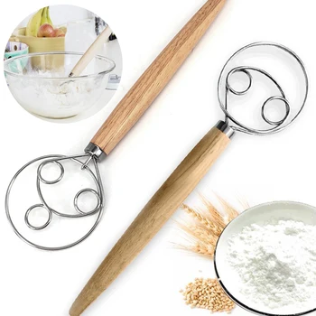 

13.5 Inch Stainless Steel Danish Dough Whisk And Bread Sub-'s Best Dough Scoring Tool For Homemade Bread Cake Tool
