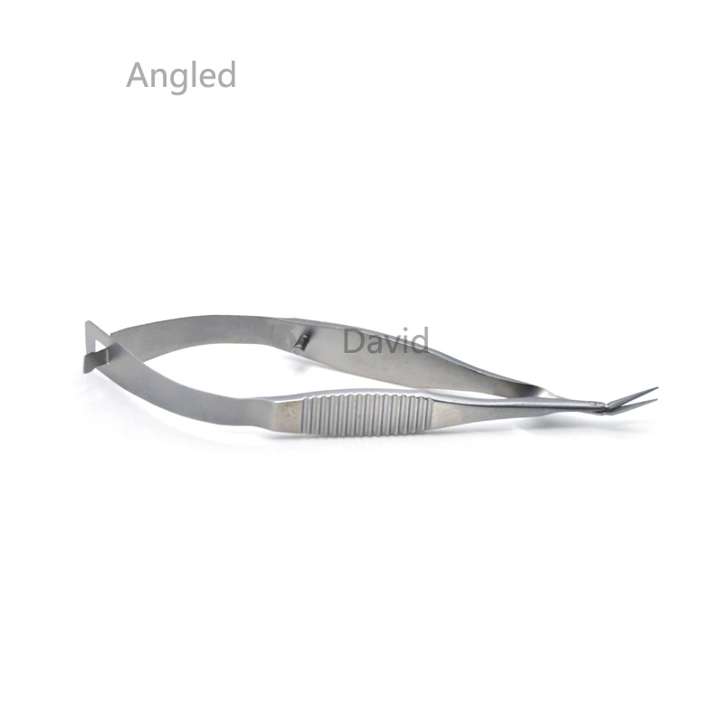 8.5cm Steel titanium iris scissors micro instruments ophthalmic instruments ultra-thin Venus scissors micro