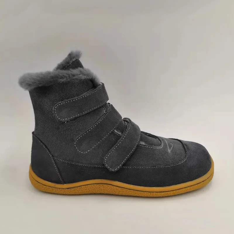 TipsieToes Top Brand Barefoot Genuine Leather Baby Toddler Girl Boy Kids Shoes For Fashion Winter Snow Boots