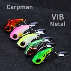 1Pcs Rotierenden Metall VIB Vibration Köder Spinner Löffel Fischerei Lockt 7g 14g 21g Jigs Trout Winter Angeln Harte Köder Anzug