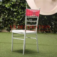 Chiavari стул из лайкры Sash повязка на стул для банкета свадебные украшения