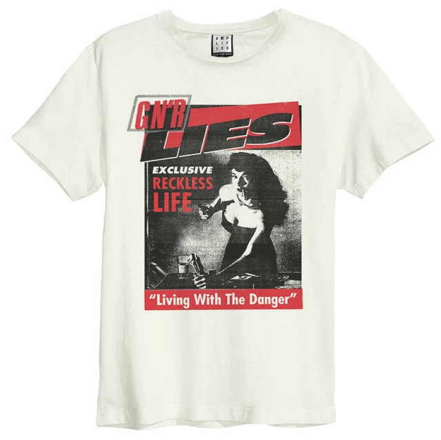 N' Roses 'Lies' (Natural) T-Shirt - Amplified Clothing