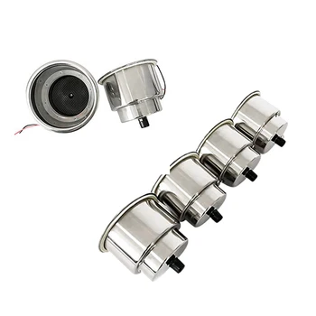 

Led Light Drink Holder Blue 8 Led Recessed Stainless Steel Cup Drink Holder Cup Shape for Car Marine Boat