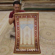 Yilong 2'x3. 5 'шелковый ковер в восточном стиле ручной работы изысканные маленькие шелковые ковры hereke(TJ098A