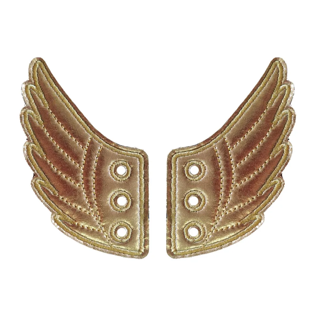 2Pcs Fashion Punk Angel Wings Shoes Sneaker Accessories Decorations