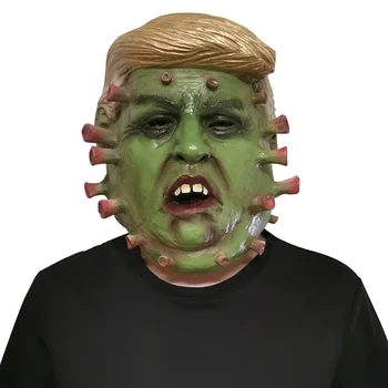 

Horror Dress Up Halloween Face Cover Soft Full Headgear Reusable Masquerade Latex Cosplay Costume Party Props Terror Bar Scary