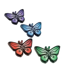 Home Fence Waterproof Colorful Butterfly Easy Install Landscape Led Patio Decorative Outdoor Lawn Solar Powered Garden Lamps