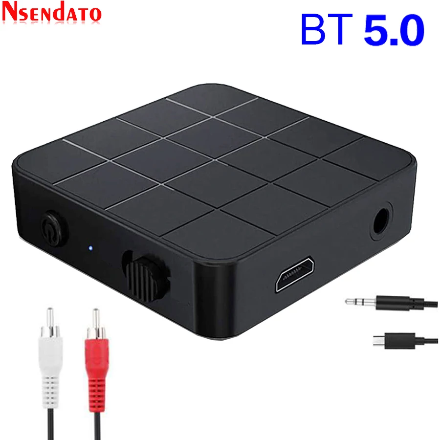 10 м/33 фута беспроводной музыкальный BT V5.0 аудио приемник передатчик 2 в 1 3 5 мм Aux