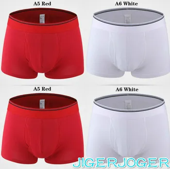 

4Pcs/Lot 2019 new fashion men's long boxer briefs cotton high mens underwear underwear men underwear men's boxer shorts pantes