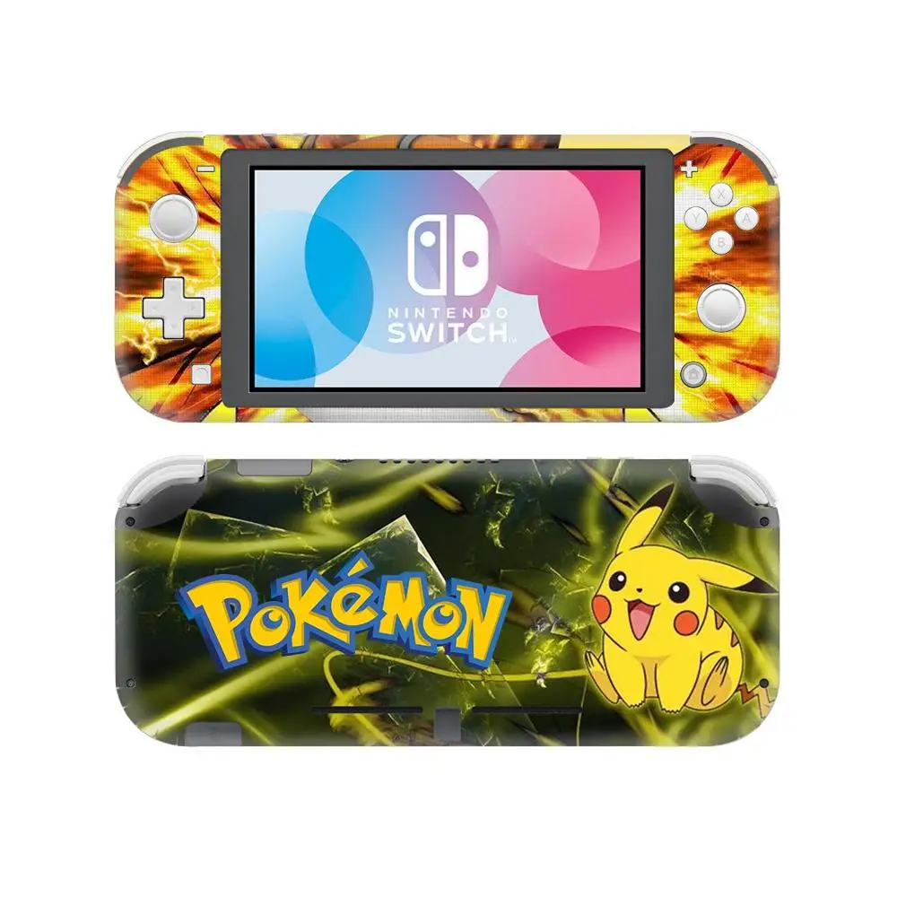 Наклейка Pokemons Skins для консольного контроллера tind Switch Lite защитный винил наклейки NS мини игровые аксессуары-Pikachus - Цвет: YSNSL0437