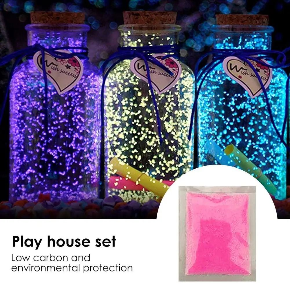 Luminous Sand Stones Garden Park Road Pebbles Glow In Dark Ornaments For Party Aquariums Fish Tank Decoration Stone Ornaments