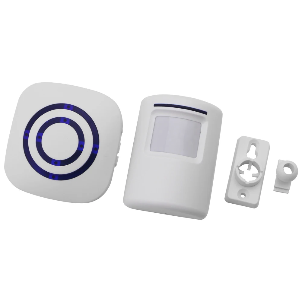 

Wireless Infrared Motion Sensor Door Security Bell Alarm Chime EU/US Plug