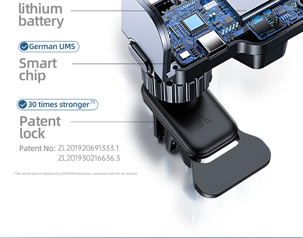 Joyroom Car Phone Holder Mini Smart Electric Locking Air Vent Clip Mobile Phone Mount Bracket Stand Auto Induction for iPhone cell phone stand holder