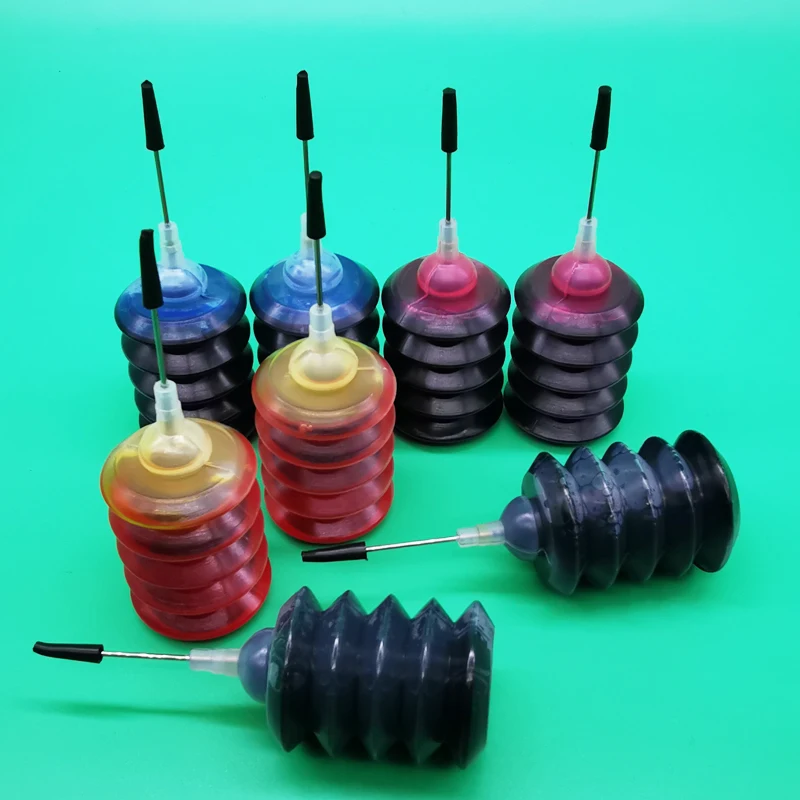 30ml Black C M Y Refill Ink Kit Universal Dye Inks Bottle For EPSON HP Canon Brother Lexmark Inkjet Printer CISS Cartridge 2 Set dye ink kit ink refill kit ink cartridge refill kit