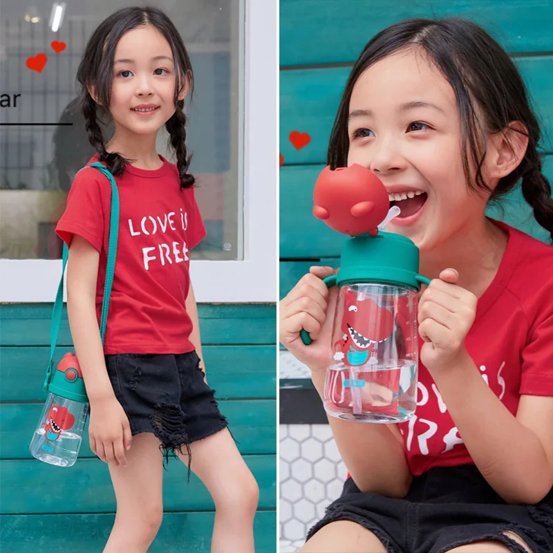 

South Korea BEDDYBEAR Sippy Cup Baby Cup with Straw Shatter-resistant Leak-Proof Anti Choking Infant Cup with Straw Children Dri