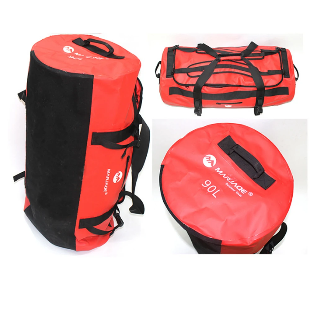 30L-90L Kayak Duffel Bag Saddle Luggage Storage Beach Rafting Motorcycle Travel Camping Swimming waterproof dry bag