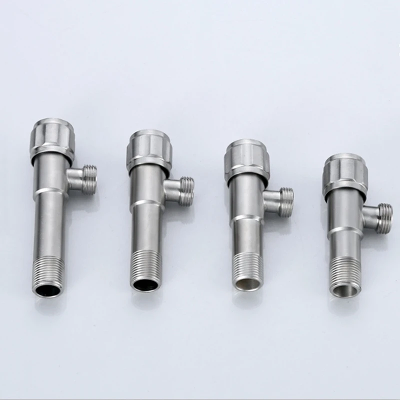 Смеситель для душа с длинными угловой клапан SUS 304 угловой клапан для воды 2-ходовой клапан переключатель туалет клапан Управление Ванная комната Кухня аксессуары