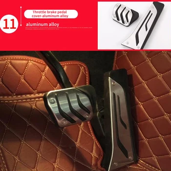 

For BMW 3 serie E90 E91(320 325 330 335) 2006-2012 chrome Throttle brake pedal cover 2pcs