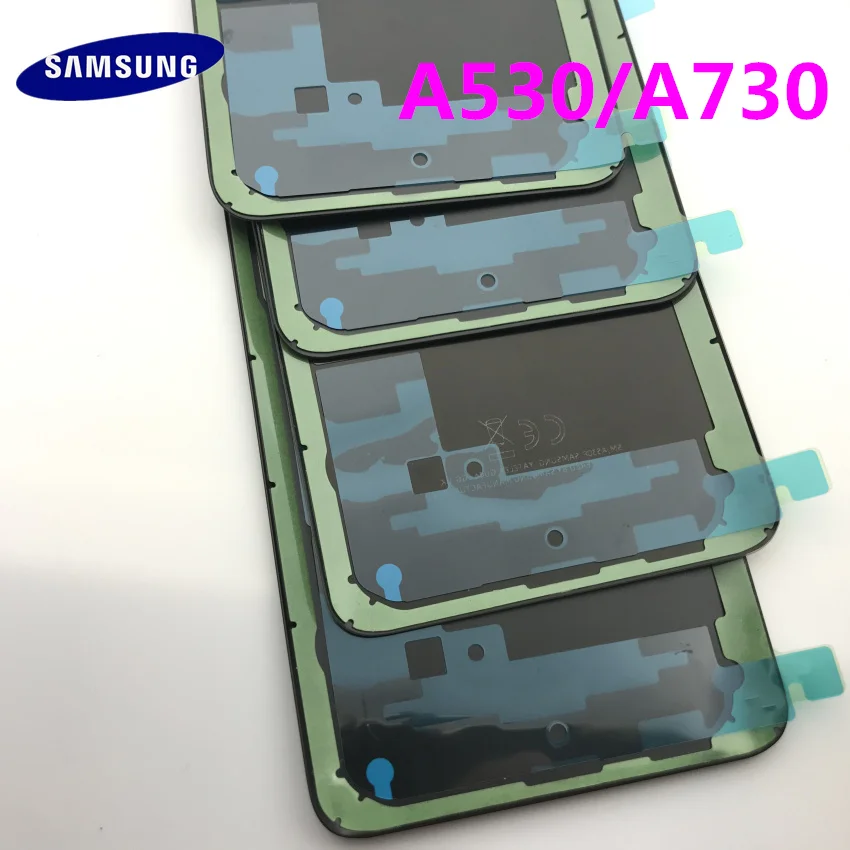 SAMSUNG Galaxy A8 A8 plus A530 A730 Задняя стеклянная крышка для батареи задняя дверь корпус чехол для SAMSUNG A8 A8+ Задняя стеклянная крышка