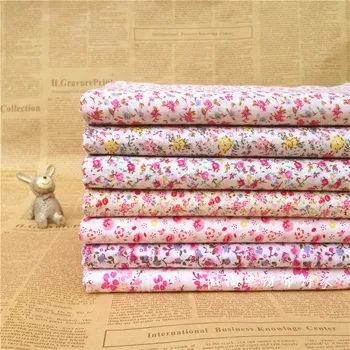 

Floral Series Printed Plain Cotton Fabric,DIY Handmade Quilting&Sewing Material For Baby&Children's Dress Shirt Fabric J0006