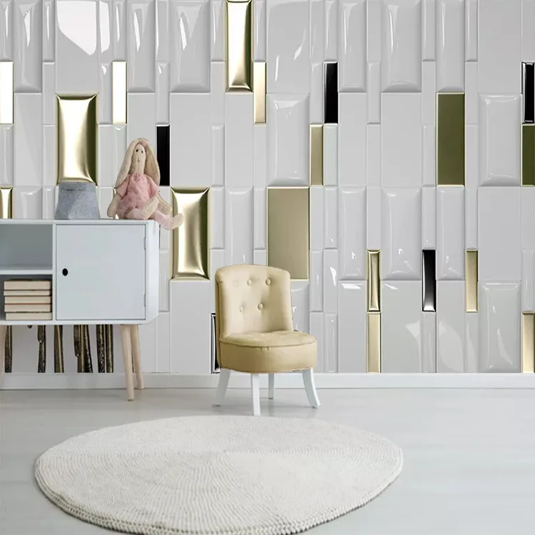 

Nordic Geometry Wallpaper TV Backdrop Mural Minimalist Modern Decoration Living Room Sofa Bedroom Film And Television Cloth