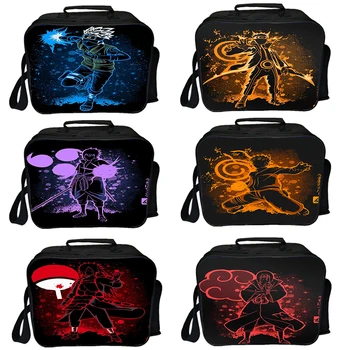 

New Naruto Uchiha Itachi Lunch Bag Kakashi Men Women Boys Girls School Food Storage Sasuke Children Beautiful Picnic Cooler Box