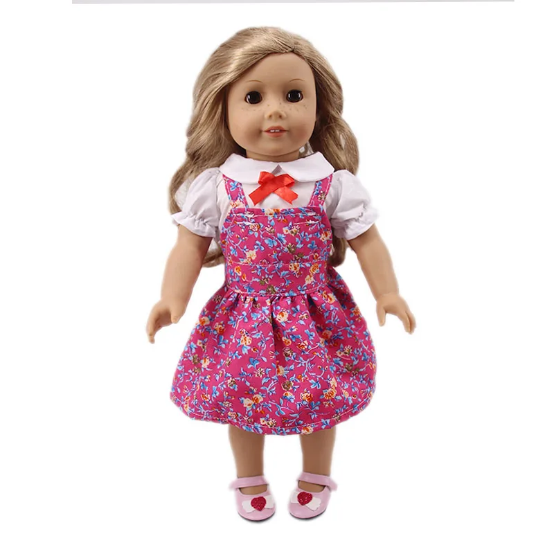 Одежда для кукол, школьная форма Magic& Dr., одежда для детей 18 дюймов, американский и 43 см, рождественский подарок для девочек нашего поколения - Цвет: n562