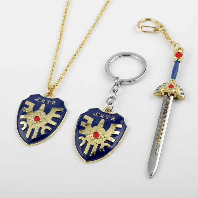 Alloy Ring Charms Keychains Alloy Keychain Accessories Dragon Quest