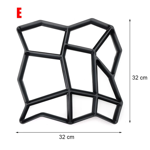 Decorative Stepping Stones 30x30cm Wall Plastic Flower Mold Window Mould Diy Concrete Mold Cement Brick R Home Garden