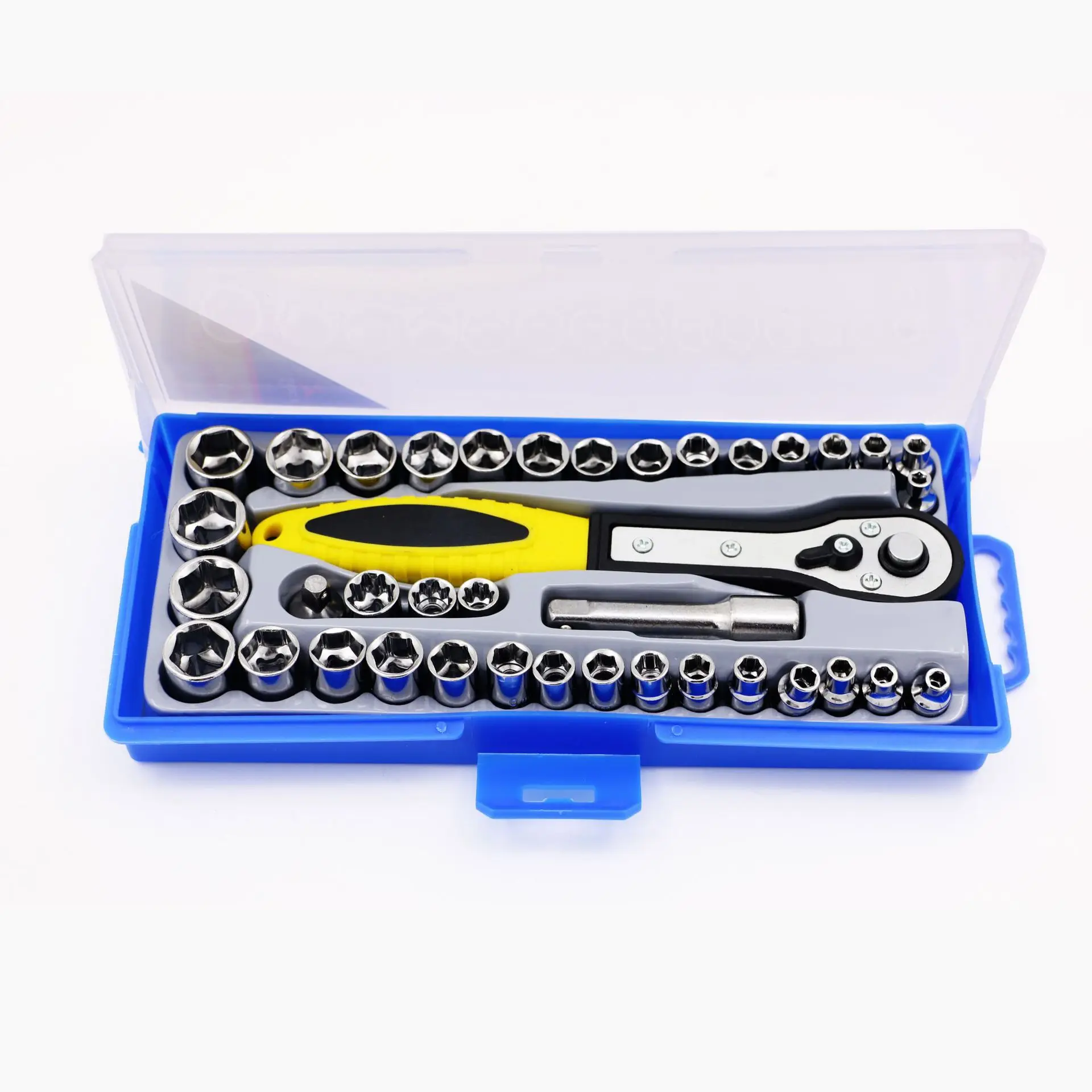 

Flying Deer 38-Piece 3/8 Metric Sleeves Set Rth-38a Ratchet Sleeves Wrench Auto Repair Set