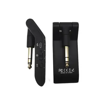 

2 Pcs/Set WP-4 Guitar Wireless Transmitter Receiver U-Section Pickup Guitar Stereo Fast Charging Electric Guitar Accessories